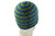 kallimari Mütze blau-grün geringelt