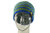 kallimari Set cool combination beanie and scarf blue-green and scarf ringed
